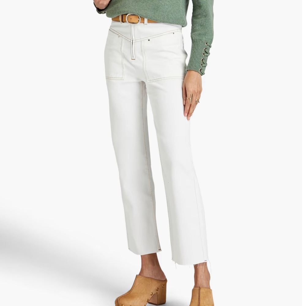 BA&SH Cdare high-rise straight-leg jeans